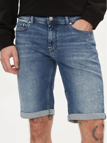 Priliehavé džínsové šortky Karl Lagerfeld
