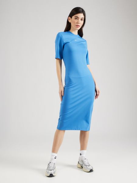 Midi šaty Nike Sportswear modrá