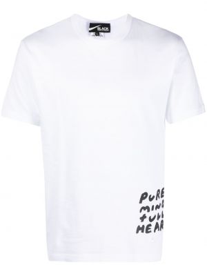 Bavlněné tričko s potiskem Black Comme Des Garçons