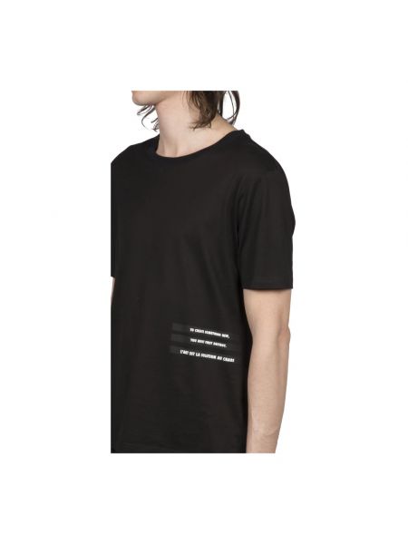 Camiseta de algodón Unravel Project negro