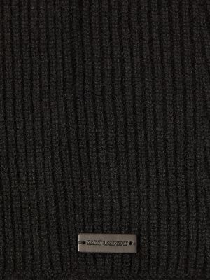 Kaschmir mütze Saint Laurent schwarz