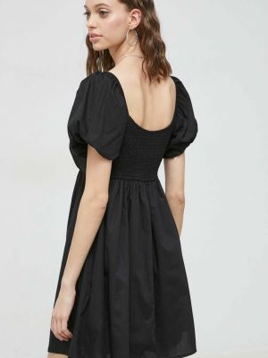 Mini šaty Hollister Co. černé