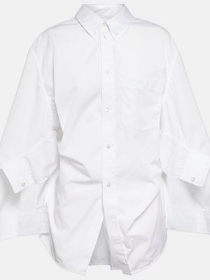 Риза на райета Balenciaga бяло