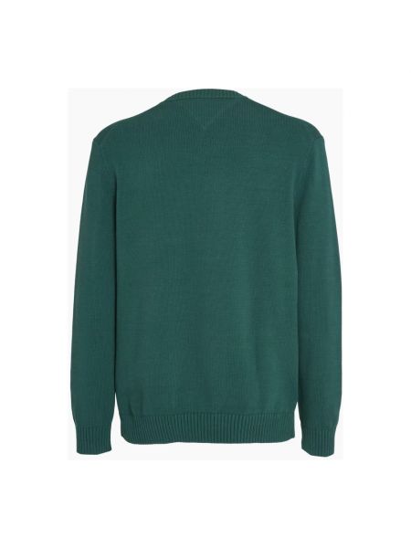 Jersey de algodón de tela jersey Tommy Jeans verde