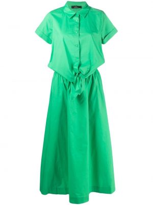 Миди рокля Twinset зелено