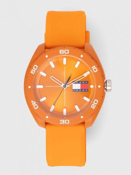Zegarek Tommy Hilfiger pomarańczowy
