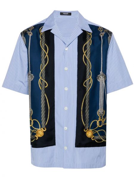 Krekls ar apdruku Versace zils
