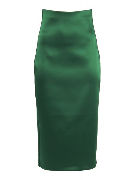 Зеленая атласная юбка P.a.r.o.s.h.
