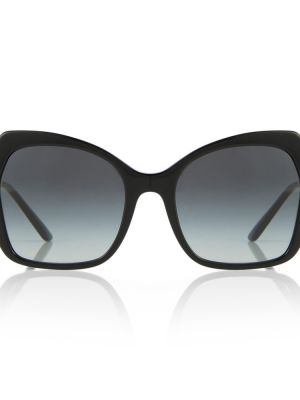 Oversize слънчеви очила Dolce&gabbana черно