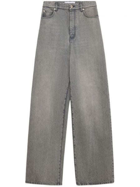 Yüksek belli straight fit jean pantolon Loewe gri