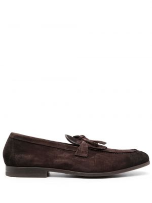 Pantofi loafer din piele de căprioară Doucal's maro