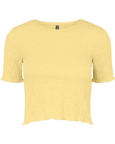 T-shirt Pieces giallo