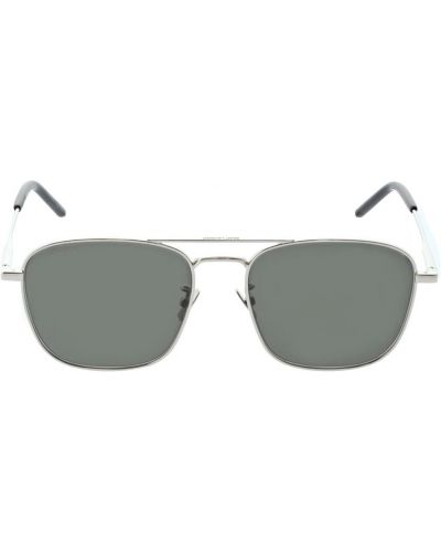 Slnečné okuliare Saint Laurent strieborná