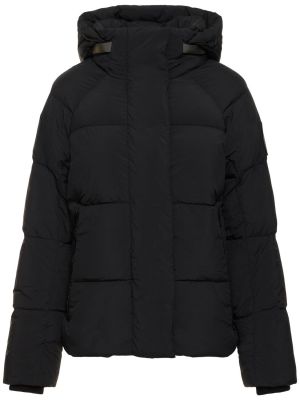 Chaqueta de plumas con plumas Canada Goose negro