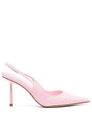 Полуотворени обувки с отворена пета Le Silla розово