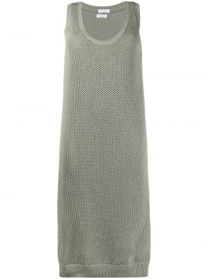 Ermeløs dress Brunello Cucinelli grønn