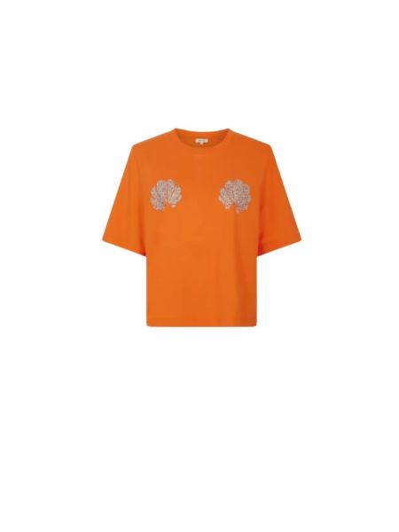 Koszulka z krótkim rękawem Manoush pomarańczowa