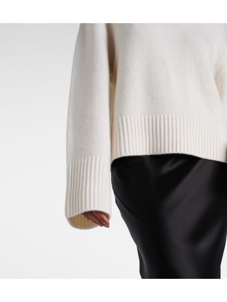Sweter z kaszmiru Lisa Yang biały