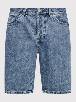 Szorty jeansowe Selected Homme, niebieski