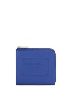 Πορτοφόλι με φερμουάρ Dolce & Gabbana μπλε