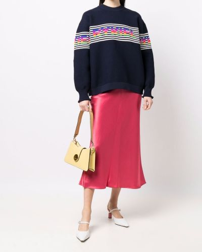 Sweter w paski Sonia Rykiel niebieski