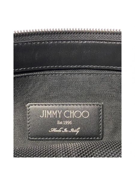 Bolso clutch de cuero Jimmy Choo Pre-owned negro