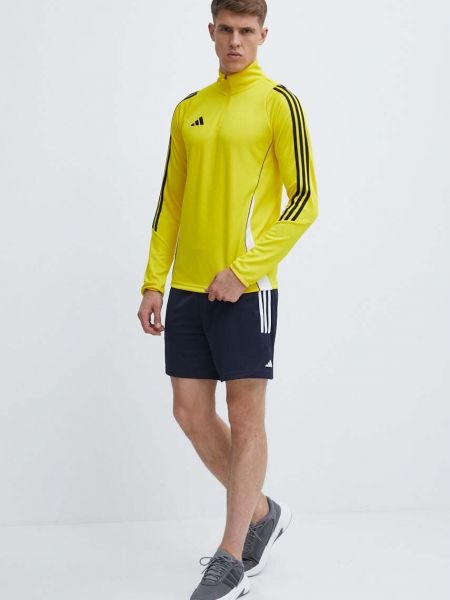 Свитер с аппликацией Adidas Performance желтый