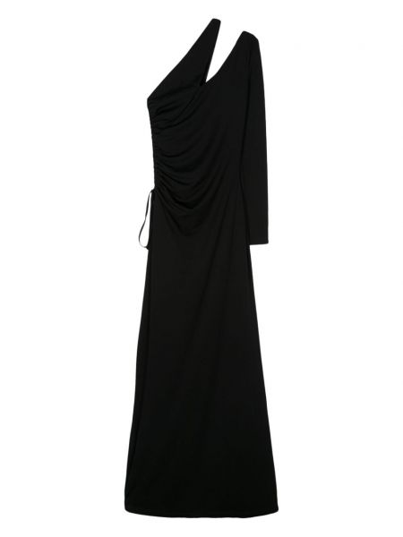 Asimetriškas vakarinė suknelė Just Cavalli juoda
