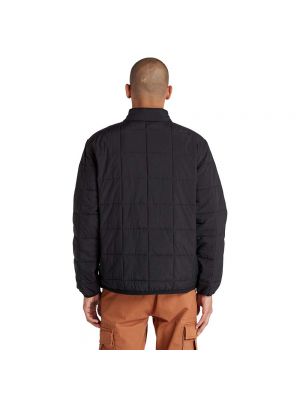 Утепленная стеганая куртка Timberland черная