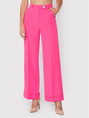 Spodnie materiałowe 22IB511/41FU Różowy Regular Fit Maryley