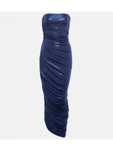Μίντι φόρεμα Norma Kamali μπλε