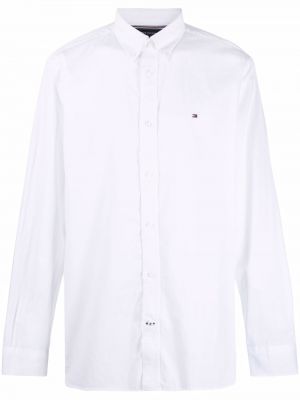 Camisa con bordado Tommy Hilfiger blanco