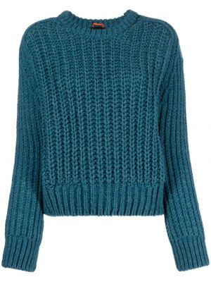 Chunky пуловер Parajumpers синьо