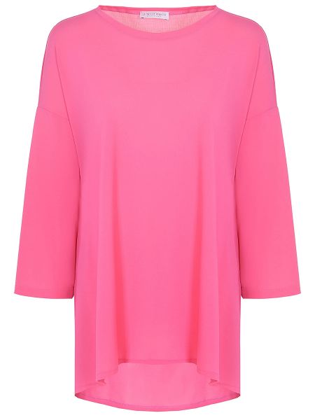 Розовая трикотажная блузка Le Tricot Perugia
