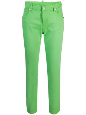 Kitsa lõikega teksapüksid Dsquared2 roheline