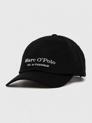 Șapcă din bumbac Marc O'polo negru