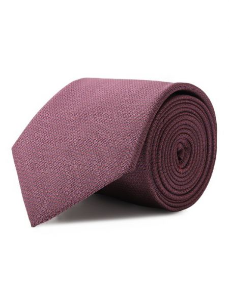 Шелковый галстук Brouback розовый