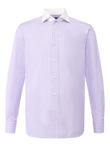 Рубашка Ralph Lauren фиолетовая