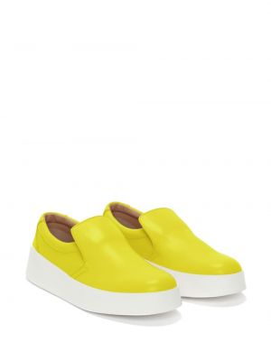 Sneakersy skórzane Jw Anderson żółte