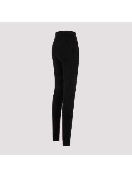 Pantalones de chándal de cachemir con estampado de cachemira Saint Laurent negro