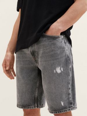 Szorty jeansowe Tom Tailor Denim szare