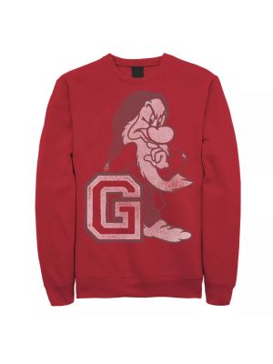 Мужской пуловер «Белоснежка и семь гномов» Grumpy, свитшот Disney