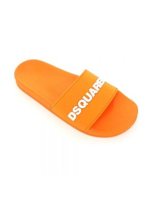 Sandały Dsquared2 pomarańczowe