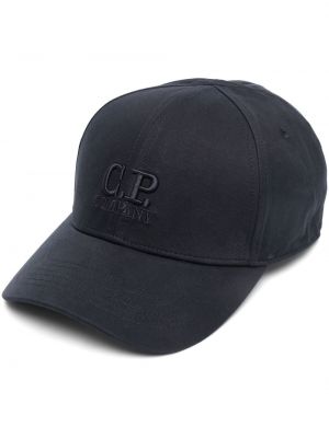 Cappello con visiera ricamato C.p. Company blu