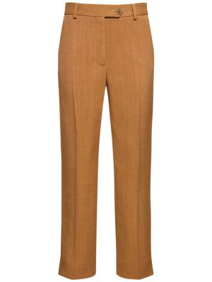 Pantaloni in viscosa Blazé Milano marrone