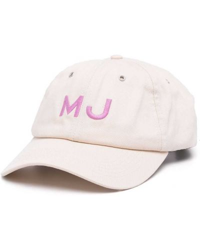 Gorra con bordado Marc Jacobs rosa