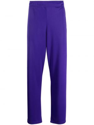 Pantaloni din satin Bluemarble violet
