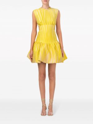 Koktejlové šaty Silvia Tcherassi žluté