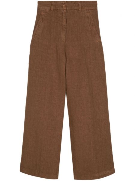 Pantalon en lin Aspesi marron