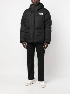 Dūnu jaka ar apdruku The North Face melns
